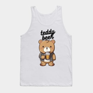 Teddy Beer, Adult Cute Design Tank Top